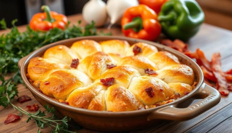 breakfast casserole with crescent rolls