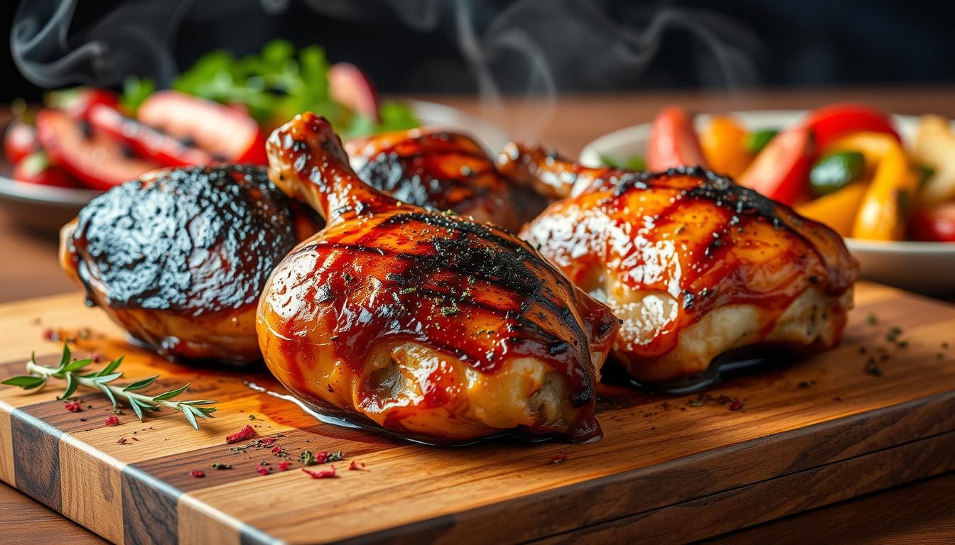 smoked chicken thighs