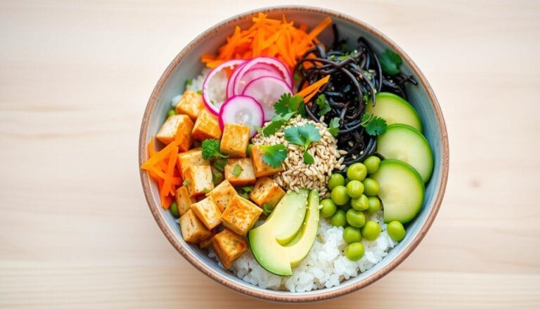 vegan poke bowl