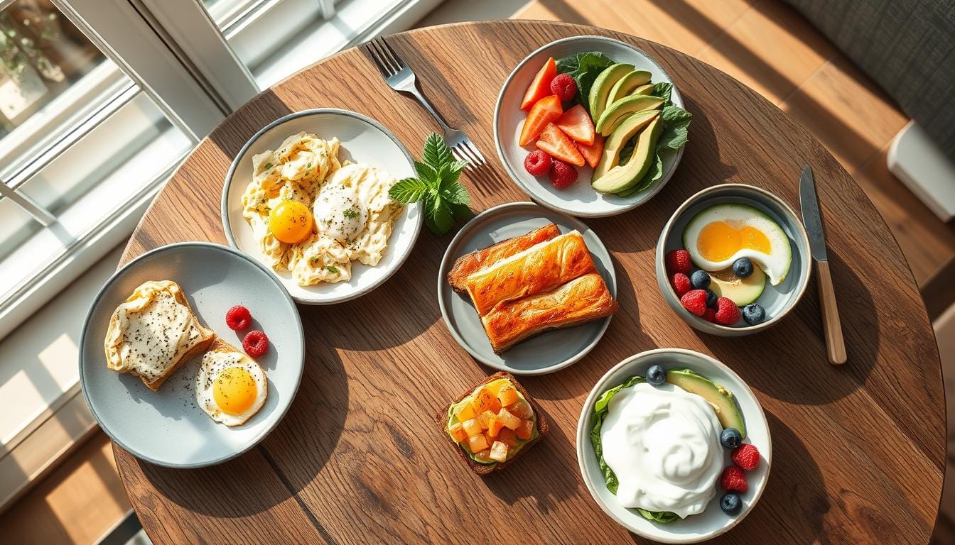 high protein breakfast