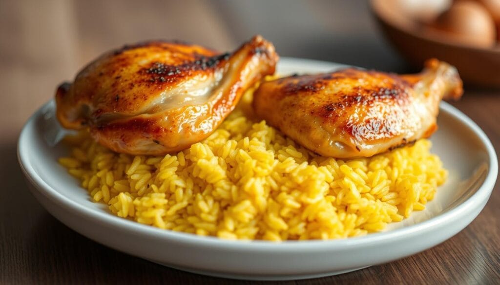 delicious chicken and yellow rice delicious chicken and yellow rice