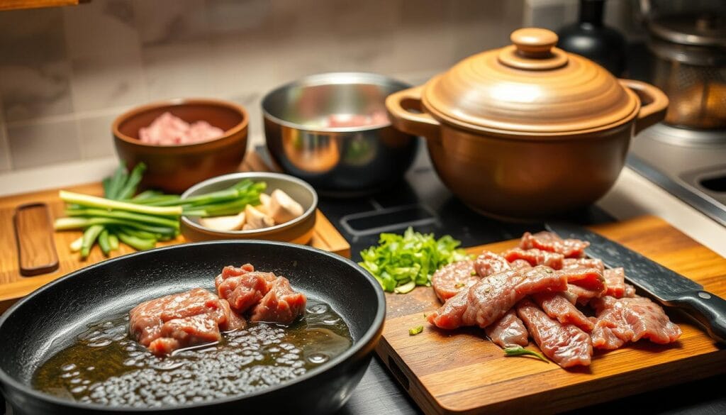 homemade Meat Jun cooking equipment homemade Meat Jun cooking equipment
