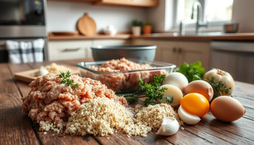 homemade chicken meatloaf ingredients