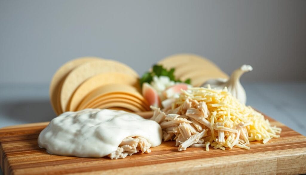 white chicken enchilada ingredients