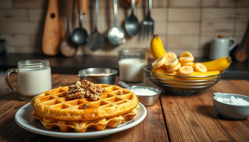 banana waffle ingredients