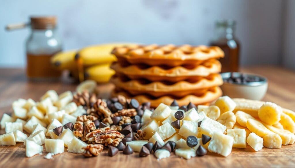 banana waffle mix-ins