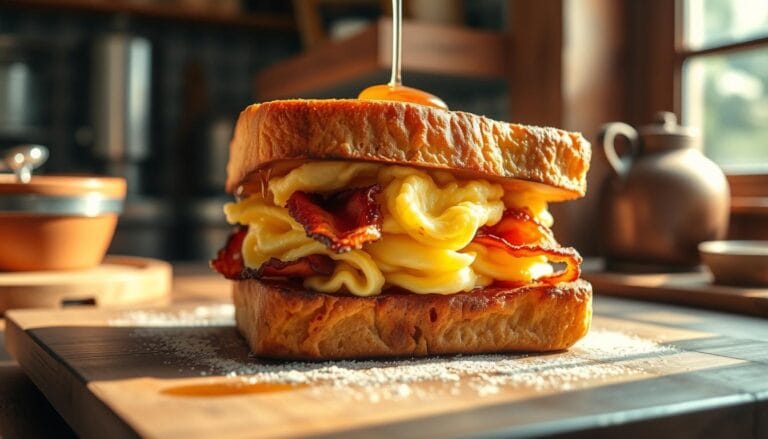 french toast breakfast sandwich